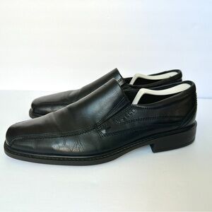 Ecco Black Leather Loafers